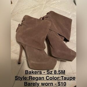 Bakers Sz 8.5M (USA)
Style:Regan Color:Taupe 
$5 disregard pic price